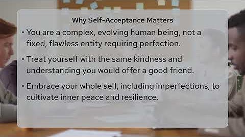 How Is Self-Acceptance Defined In Personal Growth?