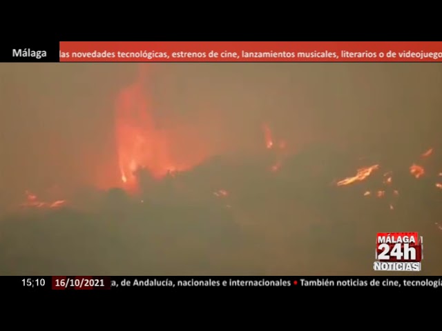 🔴Noticia - Aparece humo en el incendio de Sierra Bermeja, que está controlado pero sin extinguir