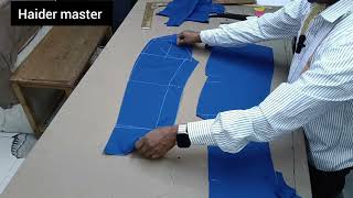 Coat cutting ✂️ Sikhe #italian chust40  West # 38 #HP42  Asani say sikhe# cutting Haider master #Du#