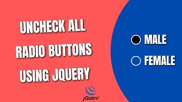 Uncheck all Radio Buttons with jQuery [HowToCodeSchool.com]