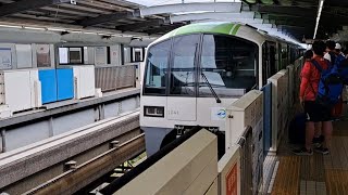 東京モノレール2000形2041F空港快速浜松町行き流通センター駅通過(2023/5/22)