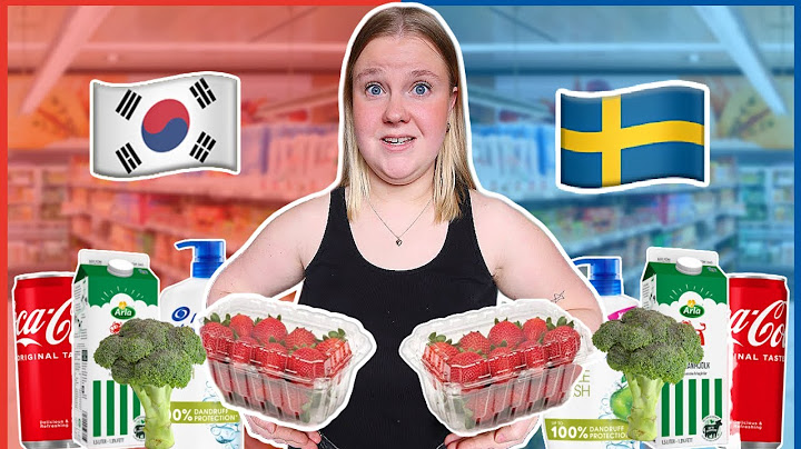 Köper samma varor i Sydkorea och Sverige | Vilket land är billigast?