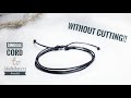 DIY Friendship Bracelet: How To Make Multilayered Bracelet Without Cutting with Nylon Thread