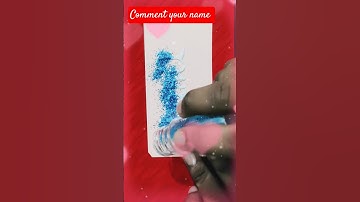 comment your name ❓#magical #nameart #calligraphylattering