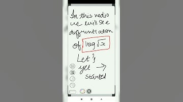 How to differentiate log(rootx) || Calculus class 12th #shorts #shortsvedio #youtubeshorts