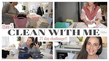 CLEAN WITH ME CHALLENGE - MY LAUNDRY ROUTINE || THE SUNDAY STYLIST