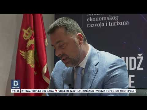 Ministar Goran Đurović za TVCG: Sezona u CG uspješna, ravnomjerno i na sjeveru i na jugu