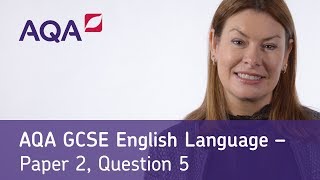 Aqa Gcse English Language Paper 2 Question 5 Youtube