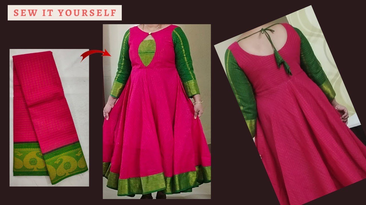 Customized Sareegowns at Rs 1500/piece | Readymade Saree Gown in Neyveli |  ID: 23367057597