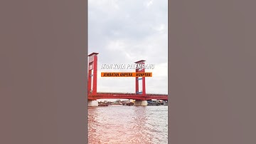 Jembatan Ampera Palembang.. #shorts #travel #palembang #mudik