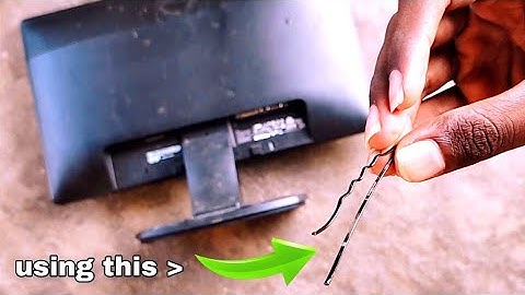 How to Remove DELL Monitor Stand | Bala Computer Services