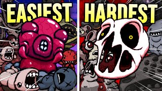 Ranking Isaac BOSSES by their DIFFICULTY Ft @noromeLIVE