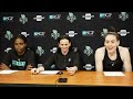 Sandy Brondello, Jonquel Jones, and Breanna Stewart Press Conference | Liberty vs. Mystics