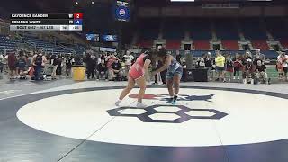 207 lbs 16U Girls 7th Place Match - USMC Junior Nationals | Kaydence Sander vs Brianna White