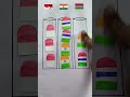 Independence day creative flag art 🇮🇳🇬🇲🇮🇩 #15august #flag #26january #indianflag #viral #shorts