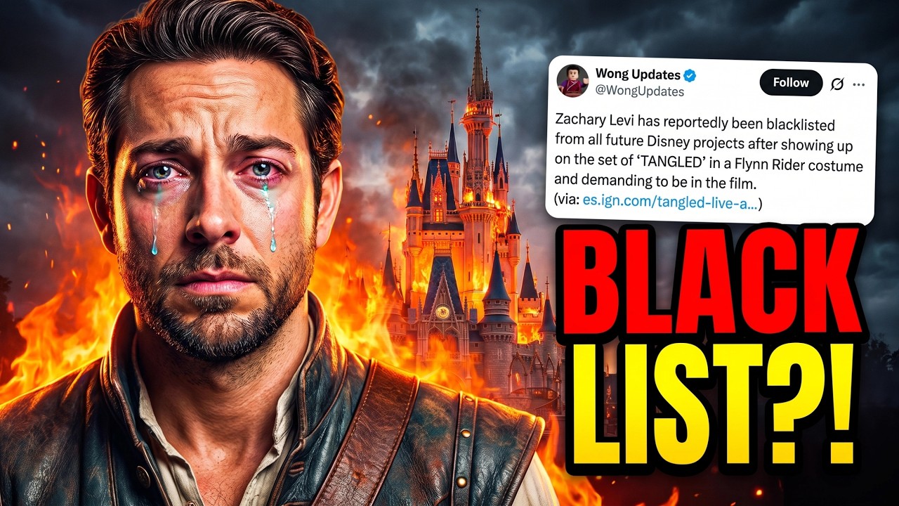 Did Disney BLACKLIST Zachary Levi for CRASHING Tangled Movie Set?! Did Disney BLACKLIST Zachary Levi for CRASHING Tangled Movie Set?!