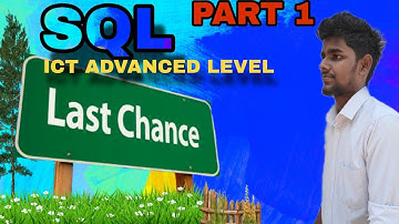 Al ICT SQL | AL ICT 2024 | KASUN PRABHATH | DATA BASE | PART 1