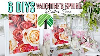 💖6 DIY DOLLAR TREE DECOR CRAFTS VALENTINE SPRING BRIDAL💖 \\