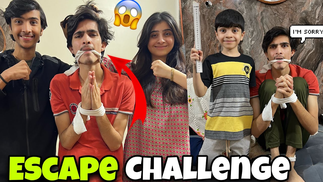 Экстремальный побег из пыток 😨 | Связанные руки и ноги | Жизнь с Ахтишамом