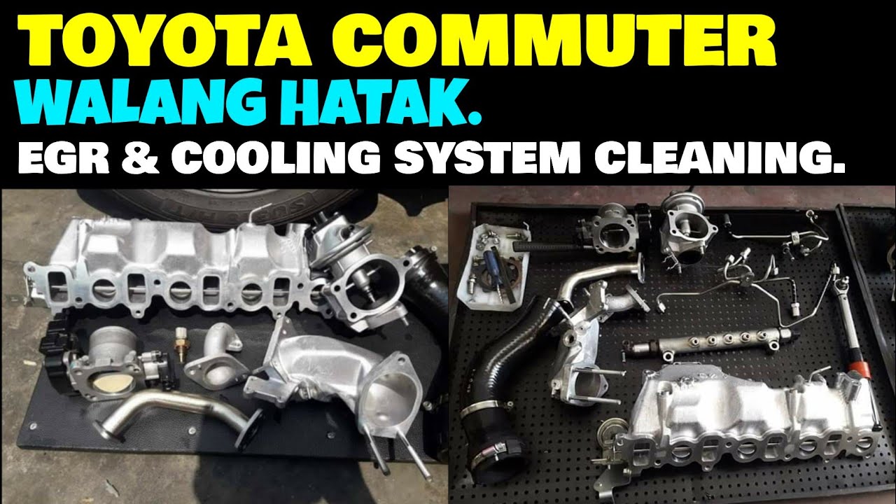 TOYOTA COMMUTER. WALANG HATAK EGR CLEANING. YouTube