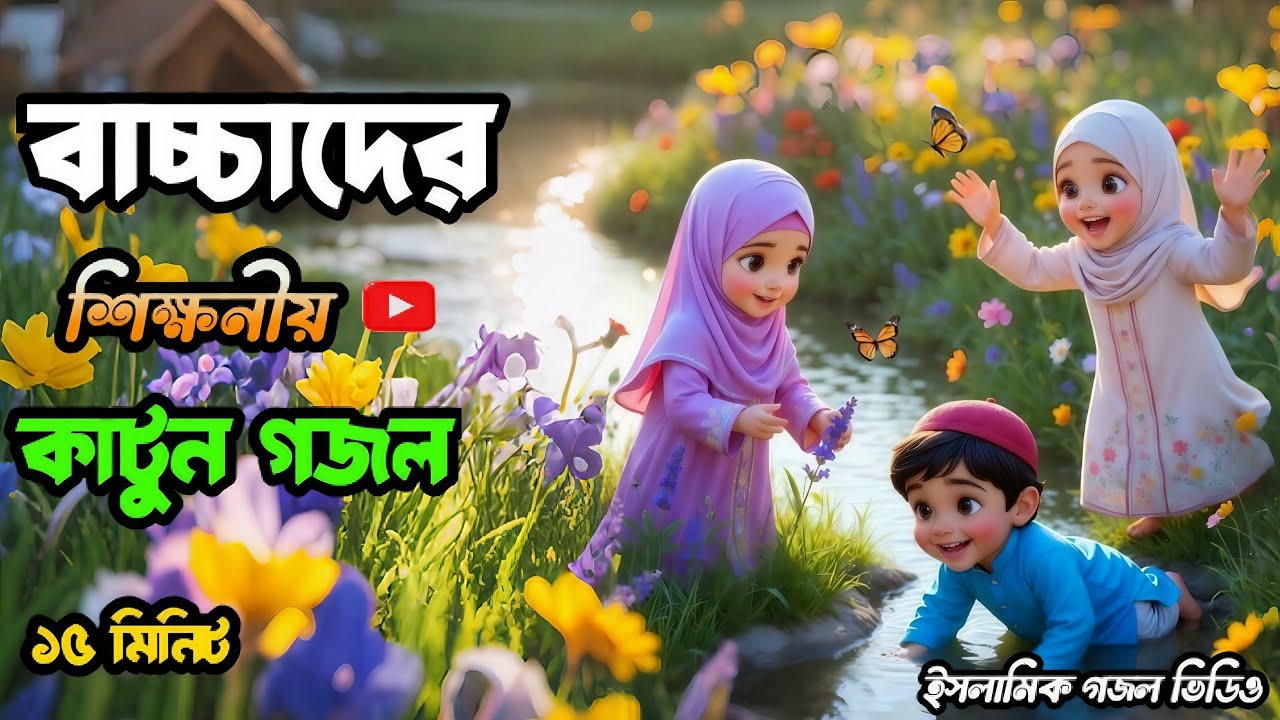 বাচ্চাদের নতুন শিক্ষনীয় কাটুন গজল ভিডিও, 🕋 [ Islamic Halal Naat ]