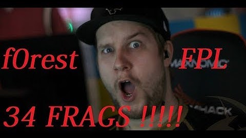 POV - f0rest (NiP) plays FACEIT Pro League (FPL) w/ rain (FaZe) / 34 FRAGS !!!