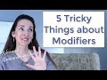 5 Tricky Things about Modifiers 👨🏽‍🎓👩🏻‍🎓 Advanced English with JenniferESL