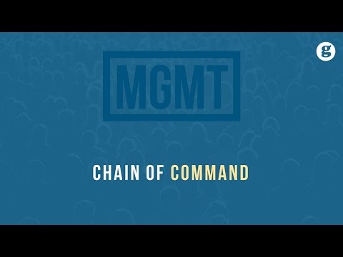 Vidéo: Qu'elle est la définition de chain of command ?