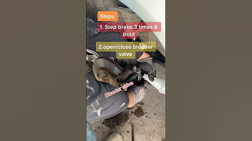 How To Fix Spongy Brakes On A Car EASY 