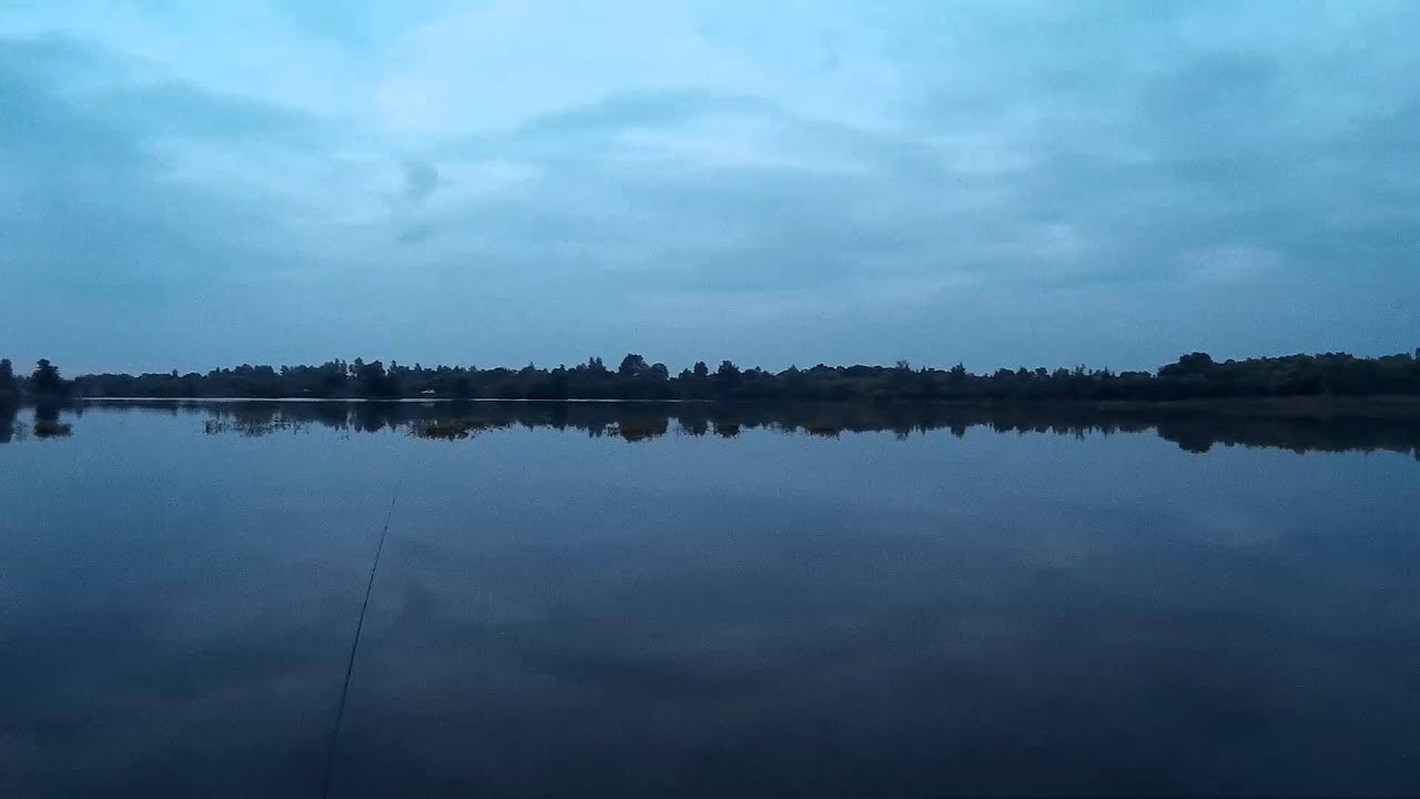 Тихвинское озеро с крестом