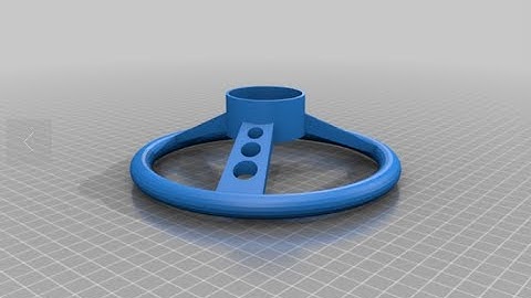 3D Printed Steering Wheel for the GRS Button Hole Spinner (How It Works + Demo)