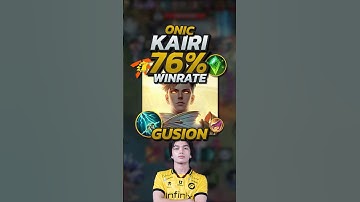 Onic Kairi 76% Winrate Gusion S35 Build! Mobile Legends #mobilelegends #mlbb #gaming