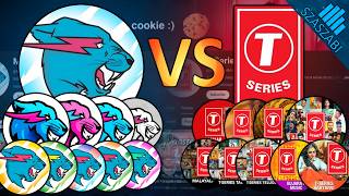 MrBeast vs T-Series - YouTube Subscriber Battle