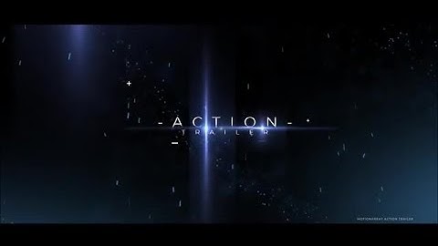 Action Trailer After Effects Templates