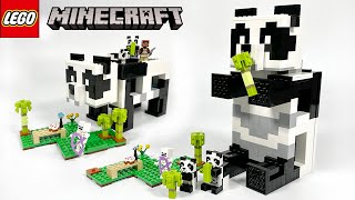 LEGO Minecraft The Panda Haven aka House 21245 Speed Build & Review