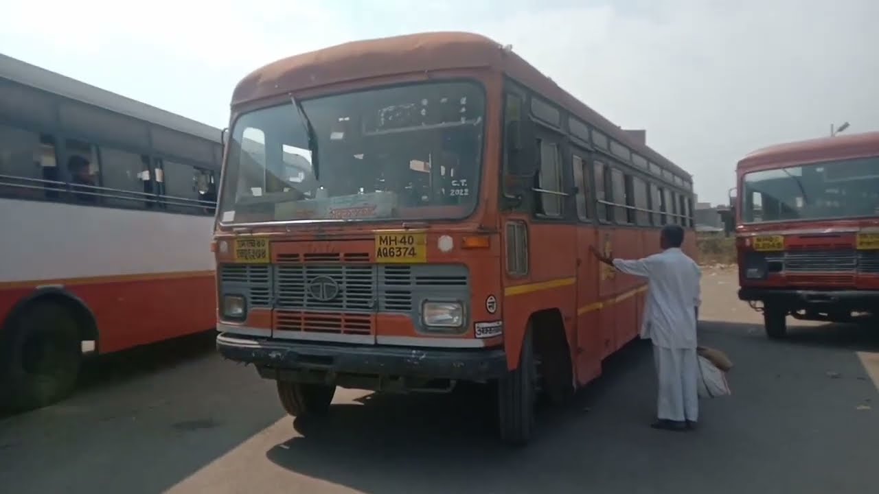 Kurduwadi Bus Stand..  कुर्डुवाडी बस स्थानक.    MSRTC बस COLLECTION ❤️❤️❤️❤️.