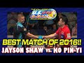 THE BEST MATCH of 2016: KO PIN-YI vs. JAYSON SHAW: 2016 U.S. OPEN 9-BALL CHAMPIONSHIP