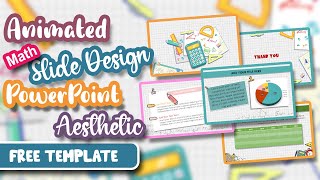 AESTHETIC ANIMATED MATH SLIDE ?✨ | POWER POINT | MUDAH | SIMPLE | FREE  TEMPLATE - YouTube