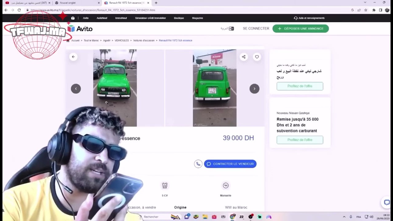 ilyas bgha ichri R4 f avito #ilyaselmalki  #kick #subscribe