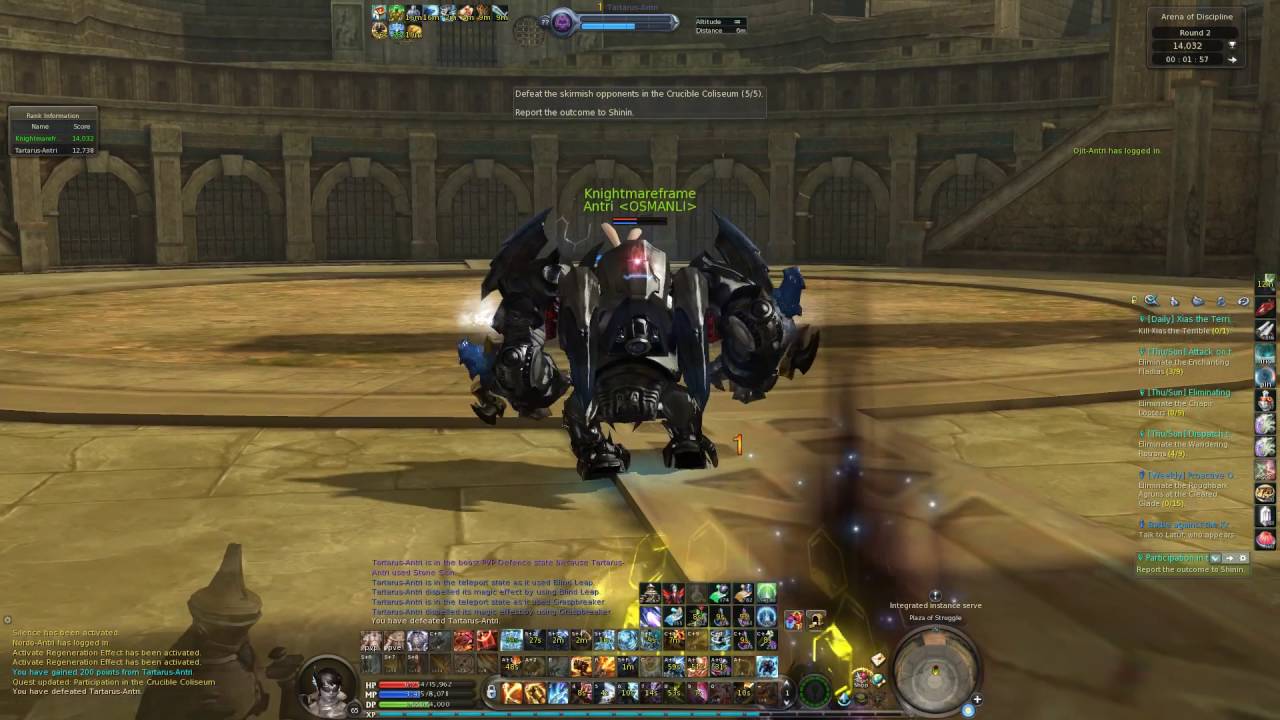 AION:【AoD EU】KnightmareFrame vs Tartarus -Win- (Aethertech vs Sorcerer)