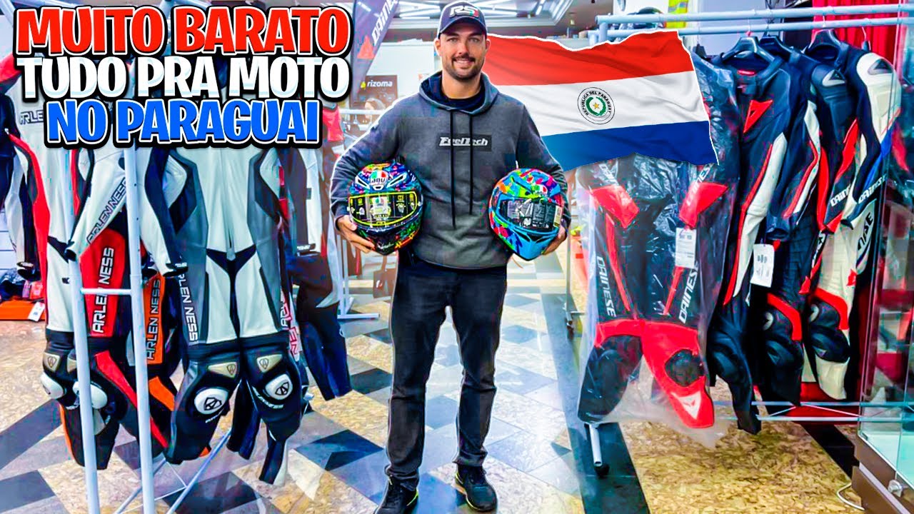 MUITO BARATO, TUDO PRA MOTO NO PARAGUAI 🇵🇾