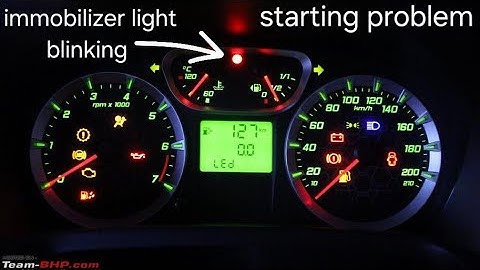 Ford Fiesta & Figo starting problem immobilizer light blinking wairing problem #Ford Fiesta 