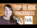 TOP 10 BDK PARFUMS FRAGRANCES | BEST FRAGRANCES FOR WOMEN | PERFUME COLLECTION 2021