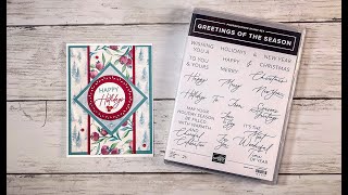 Jingle All the Way thru July: Winter Meadow Card Tutorial | July 2024 | Stampin Up | Easy DIY