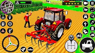 Simulator Mengemudi Pertanian Traktor Modern 3D - Game Traktor Baru - Gameplay Android screenshot 3