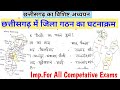 छत्तीसगढ़ में जिला गठन का घटनाक्रम | छ.ग. का विशिष्ट अध्ययन | Important For All Competative Exams 