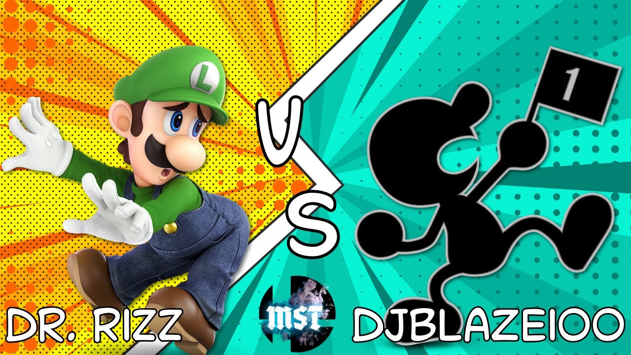 Dr. Rizz (Luigi, Pokemon Trainer) vs DJBlaze100 (Mr. Game & Watch, Dark ...