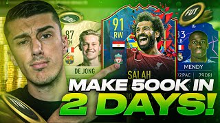 THIS TRADING METHOD MAKES 500K COINS IN TWO DAYS! | FIFA 22 ULTIMATE TEAM