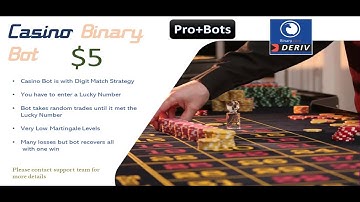6 Minute $10 Target with Casino Binary Bot Trading Binary/Deriv
