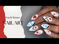 Satisfying Video Alert || Tips &amp; Tricks for Detailed Nail Art- King &amp; Queen Valentines Day Nails 👑